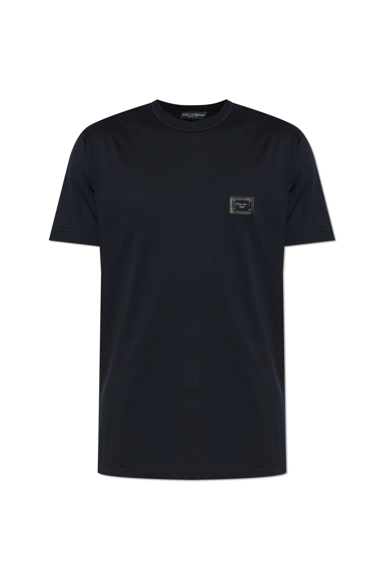Dolce & Gabbana T-shirt with logo patch | Men's | Vitkac